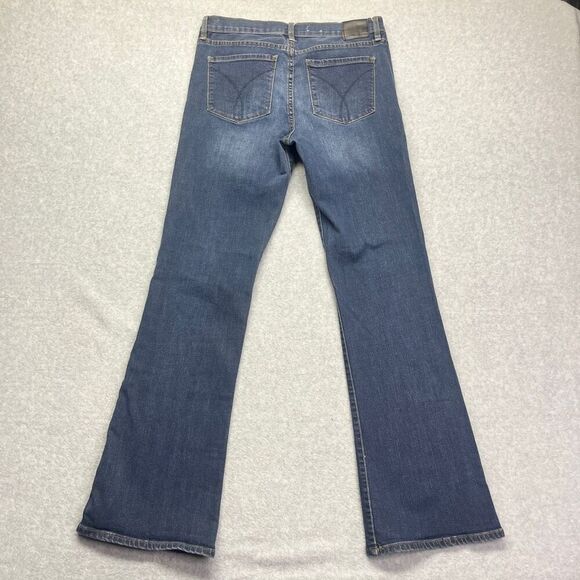 Calvin Klein Women’s Bootcut Jeans Mid Rise Med Blue Wash size 10 - Picture 8 of 10